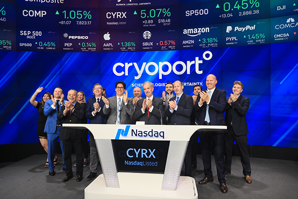 Nasdaq Opening Bell Ringing Ceremony - Cryoport Systems - Dollar Tree Nasdaq Opening Bell Ceremony
