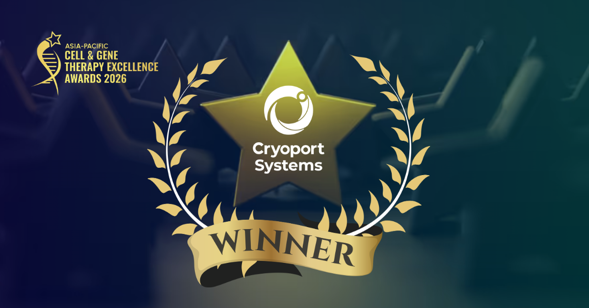 Cryoport Systems Wins Best Cell & Gene Therapy Supplier Award for Cold Chain Logistics at APCGTEA 2026